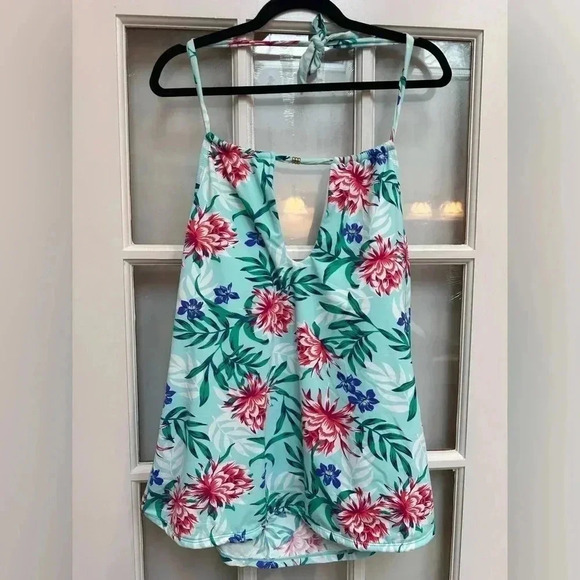Liz Claiborne | Tropical Floral Tankini Swimsuit Top Size 22W NWOT - Picture 14 of 14